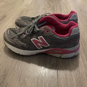 New Balance 990 V3 Shoes‎ Women Sz 7.5 Gray Running Shoes Sneakers No Insoles